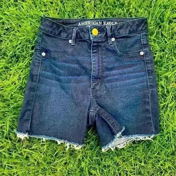 American Eagle outfitters  blue Jean shorts size 4 women’s - Picture 1 of 4